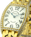  Lady's Mid Size Cintre Curvex   Rose Gold with Factory Diamond Case  
