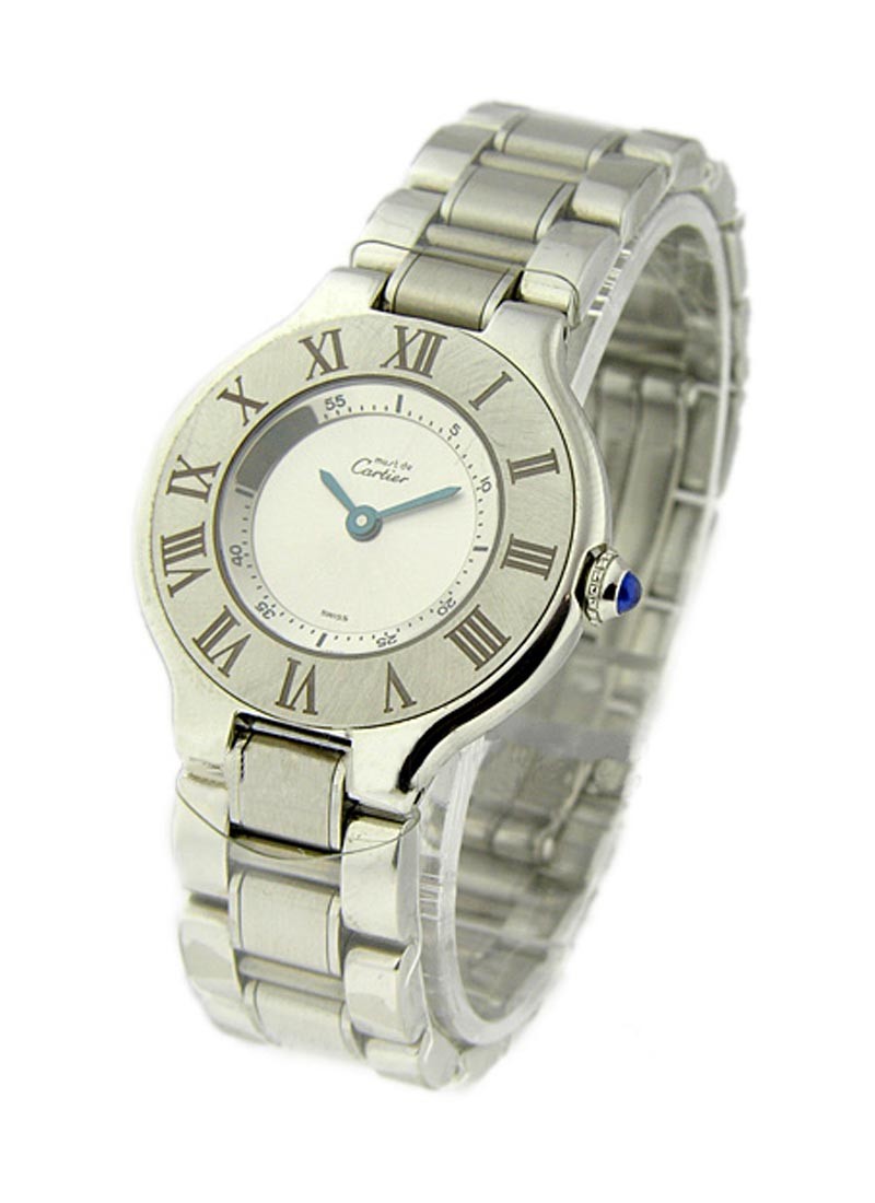 Cartier Must 21- Small Size in Steel 