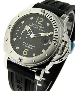 PAM 199 -  Luminor Regatta Submersible Special Edition Steel on Strap with Black Dial - Limited to 500 pcs