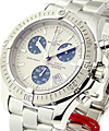 Chrono Colt II Men''s in Steel Steel on Bracelet with Silver Dial