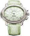 Chronomaster Star  Steel on Green Leather with Light Green Dial