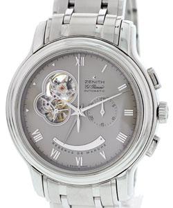Chronomaster XXT Open in Steel on Steel  Bracelet with Silver Dial