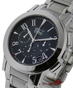 Port Royal El Primero Steel on Bracelet with Black Dial 