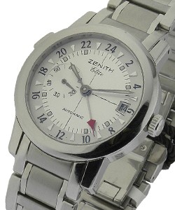 Port Royal Elite Dual Time Steel on Bracelet with Silver Dial 