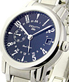 Port Royal Elite Dual Time Automatic in Steel Steel on Bracelet with Black Dial 