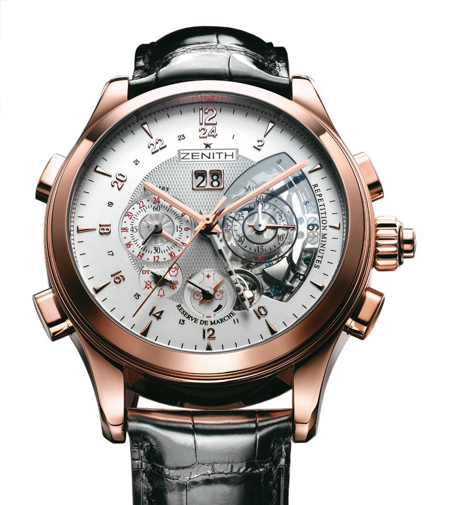 Zenith Grande Class Traveller Automatic in Rose Gold