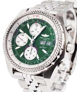 Bentley GT Chronograph - 688 Steel on Bracelet  with GREEN Dial 