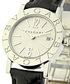 Bvlgari-Bvlgari 26mm In Steel on Strap with White Dial 
