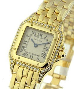 Yellow Gold PANTHER - Small Size  Full Outer Diamond Bezel 