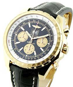 Bentley 6.75 in Rose Gold on Black Crocodile Leather Strap with Black Dial - Limited to 500pcs