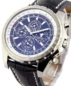 Mulliner Perpetual Limited Edition of 50 Pieces 18KT White Gold on Strap with Black Dial 