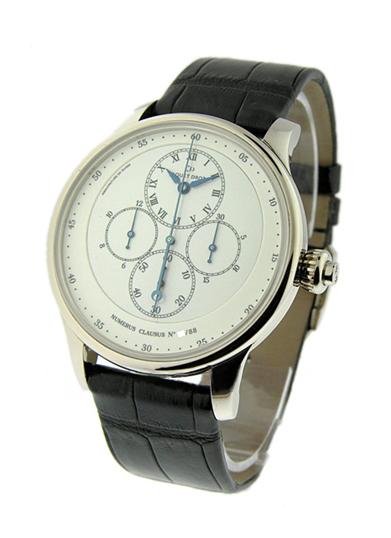 Jaquet Droz Chrono Monopoussoir in White Gold - Limited to just 88pcs