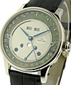 Les Lunes ( Moon Phase Triple Calendar) White Gold with Spectrolite Dial - Only 8pcs made