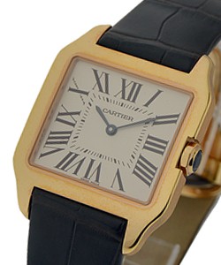 Santos Dumont - Small Size Rose Gold on Strap