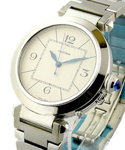 Pasha in Steel   on Bracelet with Silver dial 