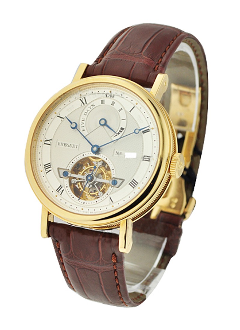 Breguet 5317 Tourbillon with 5 Day Power Reserve in Yellow Gold