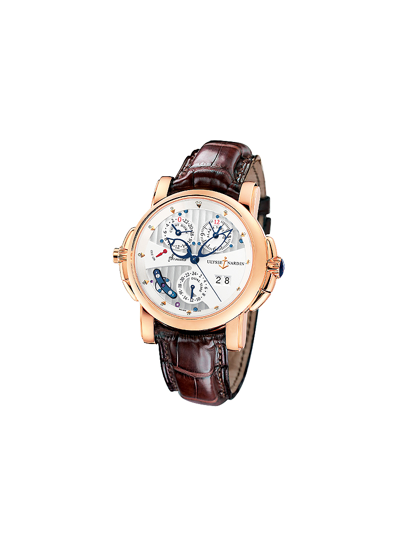Ulysse Nardin Sonata Cathedral Dual Time in Rose Gold