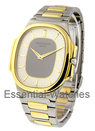 Patek Philippe 2 Tone Ellipse with Silver Dial 