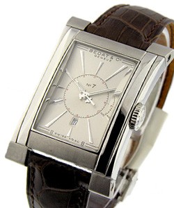 Bedat No. 7 Autmoatic in Steel on Brown Leather Strap with Silver Dial