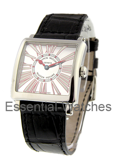 6002 L QZ Franck Muller Master Square White Gold | Essential Watches