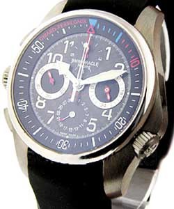 R & D 01 BMW Oracle Chronograph in Titanium on Black Rubber Strap with Black Dial