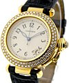 PASHA 35mm Yellow Gold with Diamond Case 