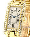 Tank Americaine - Small Size Yellow Gold with Diamond Case & Bracelet 