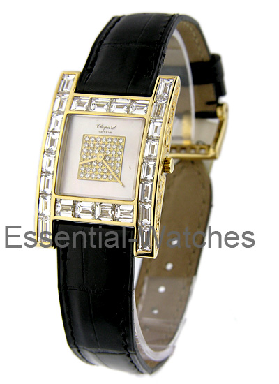 Chopard H-Watch - Baguette Diamond Case 
