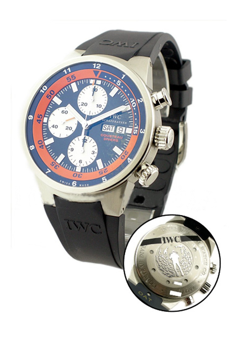 IWC Aquatimer Cousteau Divers in Steel- Limited Edition only 2500pcs made