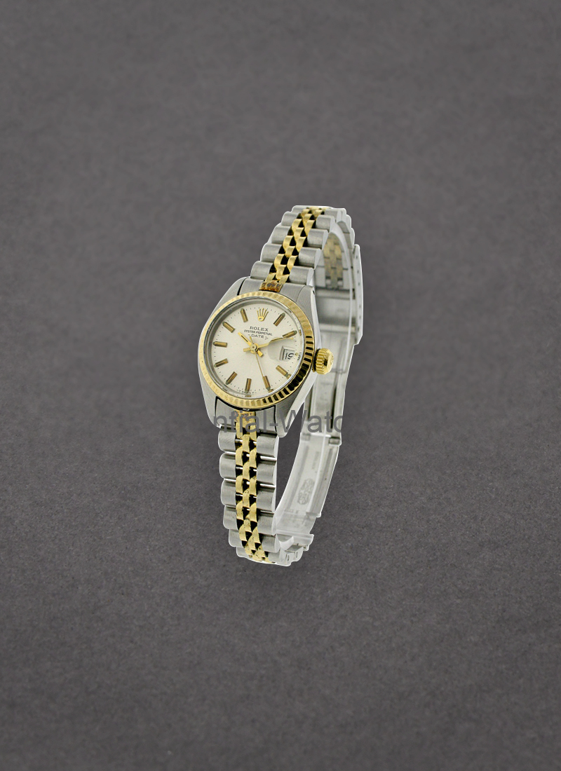 Pre-Owned Rolex Ladys 2-Tone Date 26mm - Fluted Bezel