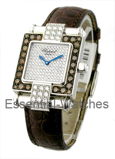 Chopard Square Imperiale with Black Diamond Bezel