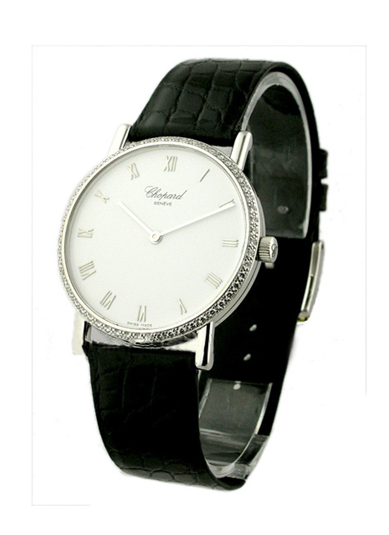 Chopard Classique in White Gold with Diamond Bezel