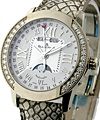 Orchidee Lady''''s Collection White Gold with White MOP Dial on Strap