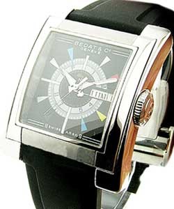 No.7 The Spirit in Steel - Limited Edition on Black Rubber Strap with Black Dial