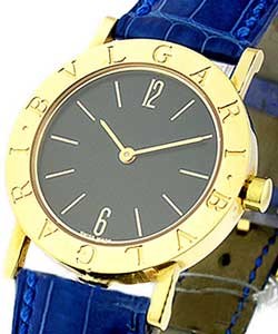 Bvlgari-Bvlgari 30mm Quartz Yellow Gold on Strap  