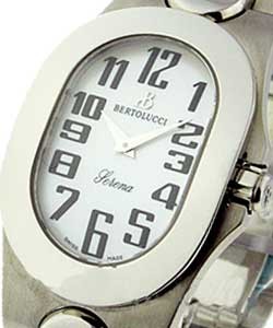 Serena in Stainless Steel  on Steel Bracelet with White Arabic Dial
