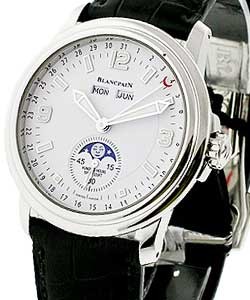 Leman Moonphase & Complete Calendar Steel on Strap with White Dial 