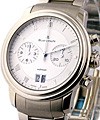 Villeret Big Date Chronograph White Gold on Bracelet