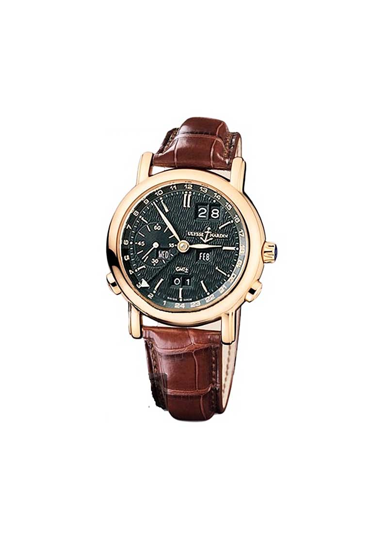 Ulysse Nardin GMT Perpetual 38mm in Rose Gold