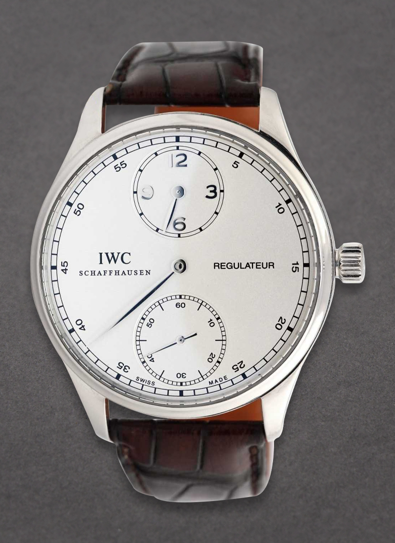 IWC Portuguese Regulateur 43.1mm in Platinium- Limited Edition of 500 pcs