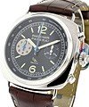 PAM 246 - Radiomir 1/8th Second 45mm in Steel on Brown Crocodile Leather Strap with Black Dial - Limited Edition of 300pcs