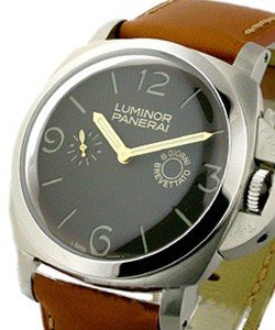 PAM 203 - Angelus SF 240 Giorni Brevettato in Steel on Brown Leather Strap with Brown Dial 150pcs - Holy Grail Panerai