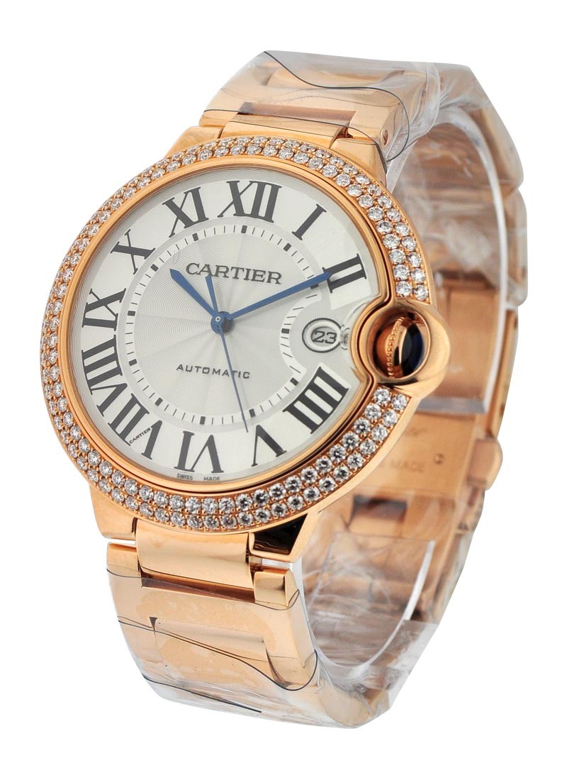 Cartier Ballon Bleu w/ Diamond Case - Large Size