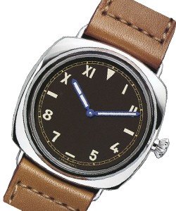 PAM 262 - Radiomir 1936 in Platinum - Special Edition 2006 on Brown Calfskin Leather Strap with Brown Dial - Unique Edition of 99 Units