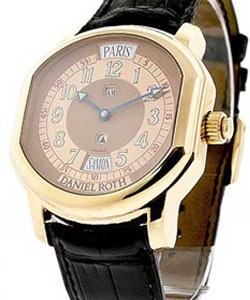  Metropolitan 24 Cities Rose Gold World Time on Strap