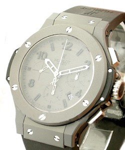 Big Bang 44mm in Tantalum Mat on Black Rubber Strap with Grey Dial