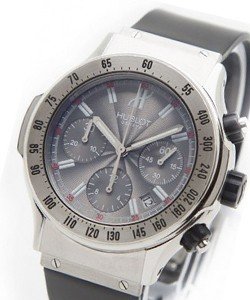 Classic Chronograph  Steel on Rubber with Titanium Dial 