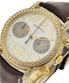 Lady's Jules Audemars in Yellow Gold Factory Diamond Bezel - Silver Dial 