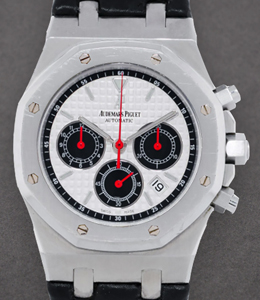 2007 Royal Oak Tour Auto 2007 in Steel on Black Stap with Silver Guilloche Dial - Limited to 50pcs!