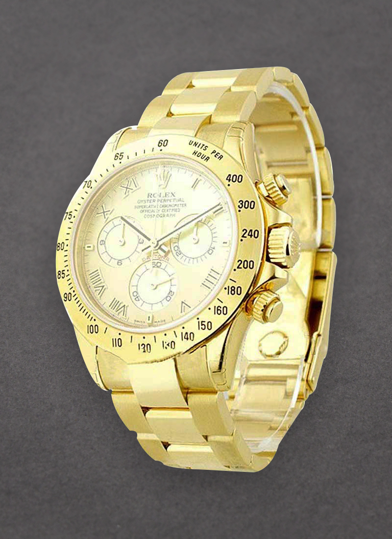 Rolex Unworn Daytona in Yellow Gold